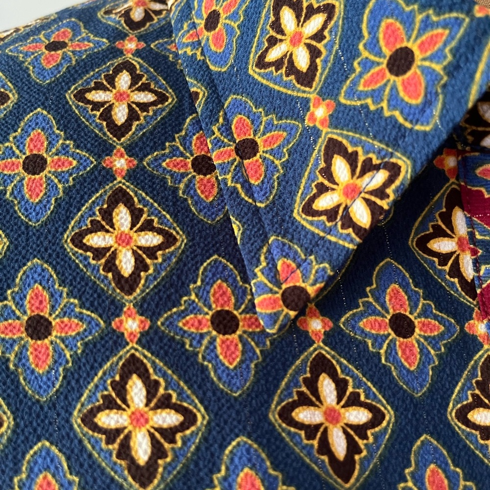 Vintage Ruby Rd Long Sleeve Patterned Blouse Size… - image 6